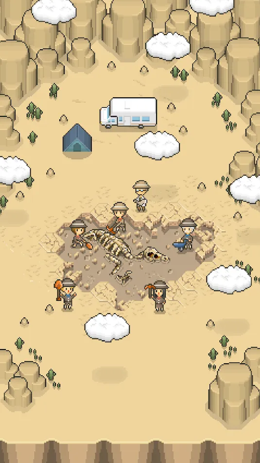 TAP! DIG! MY MUSEUM! [мод: много денег] Screenshot 1