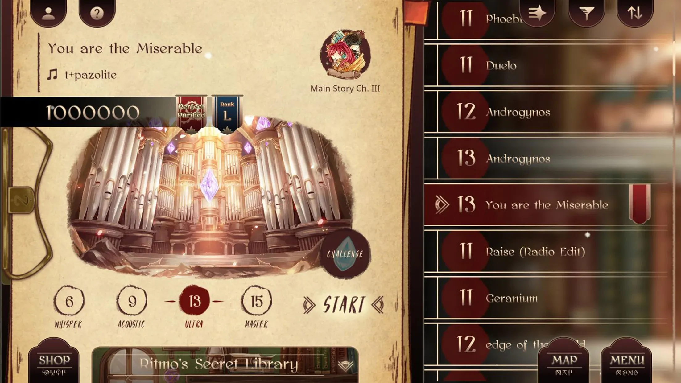 Lanota v3.2.4 APK Мод (Всё открыто) Screenshot 2
