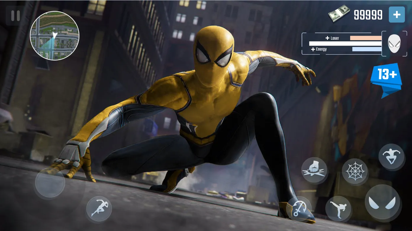 Spider Rope Hero – Gangster New York City [мод: бесплатные покупки] Screenshot 4
