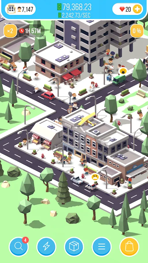 Idle Island – Постройте город на своем острове! [мод: много денег] Screenshot 4