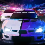Скачать полную версию Illegal Race Tuning – Real car racing multiplayer [мод: много денег] на Андроид
