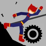 Скачать полную версию Ragdoll Turbo Dismount Мод (Бесплатные покупки) на Андроид