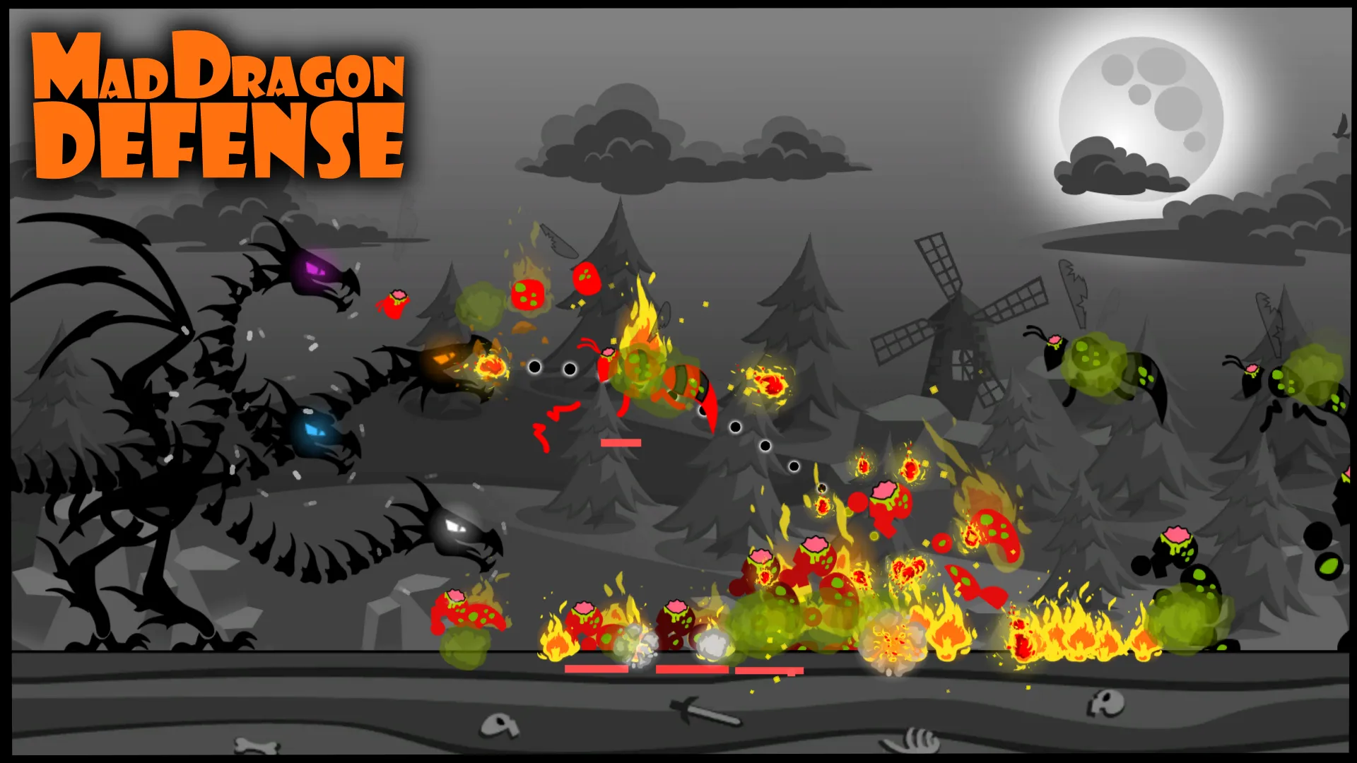 Mad Dragon Defense v1.7.7 APK Мод (Много денег) Screenshot 2