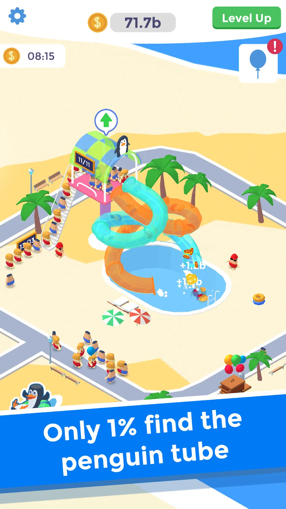 Idle Aqua Park [мод: много денег] Screenshot 5