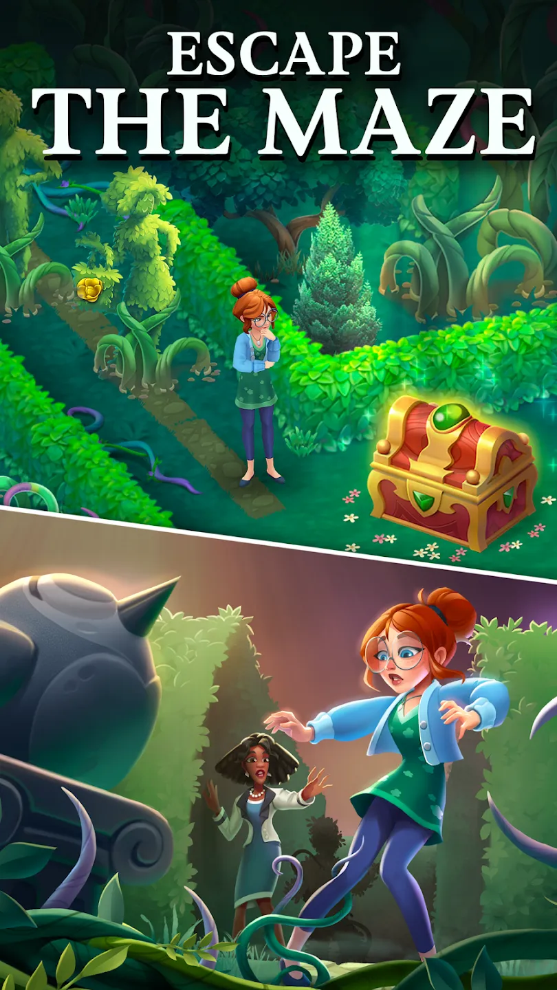 Merge Gardens v1.52.0 APK Мод (Меню, Много денег, Скорость игры) Screenshot 3