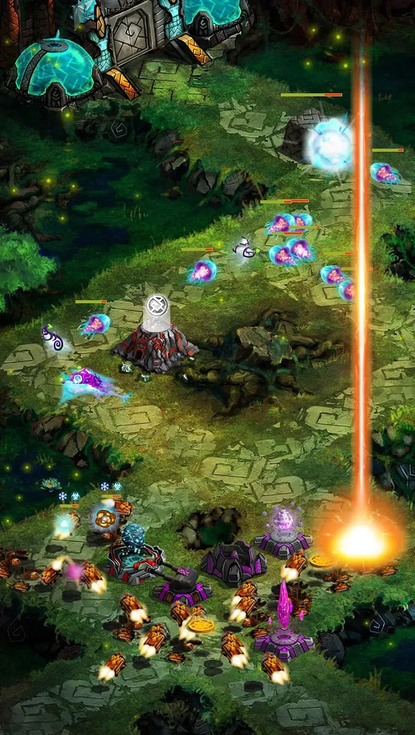 Ancient Planet Tower Defense v1.2.157 APK Мод (Много денег) Screenshot 3