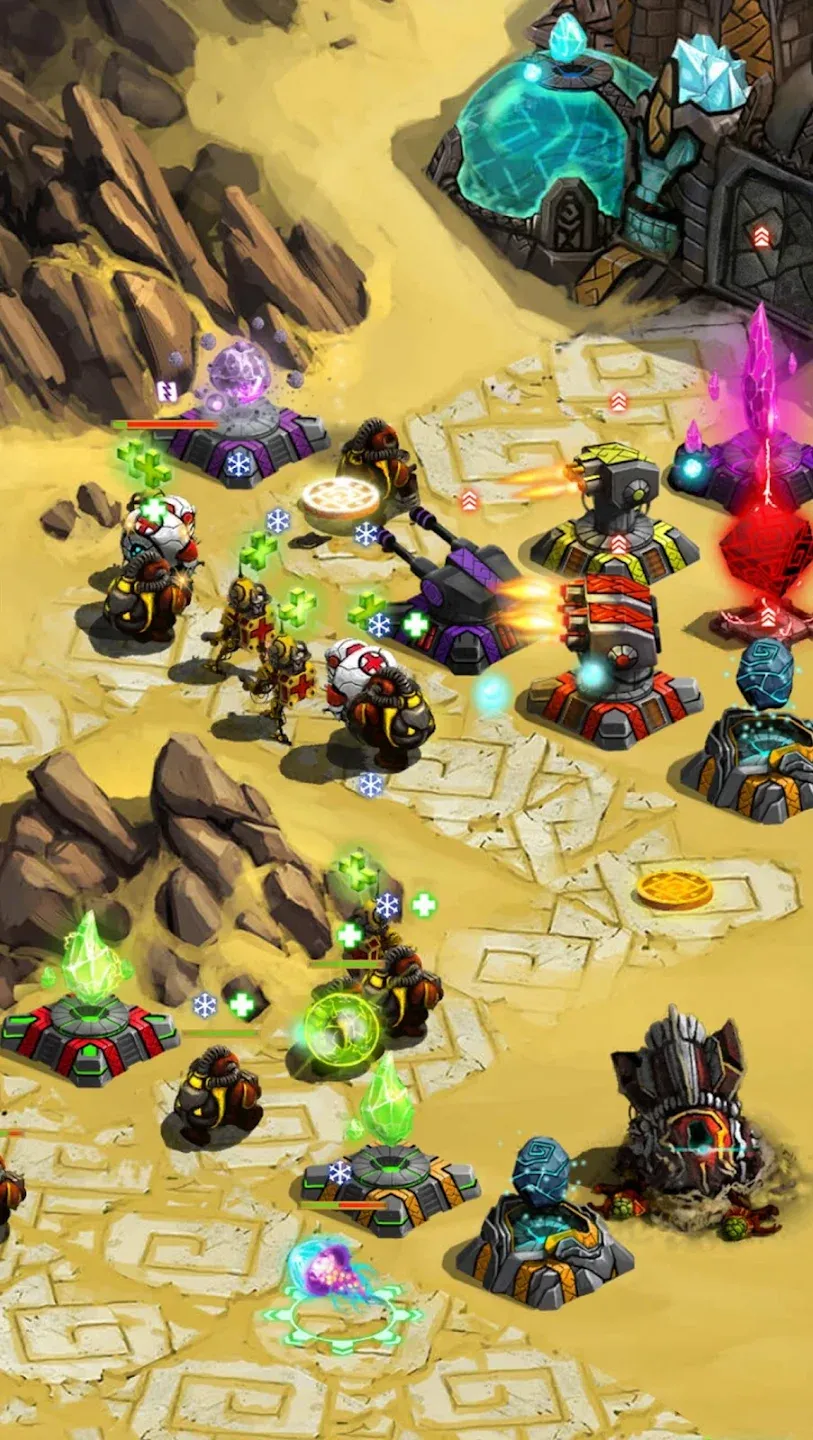 Ancient Planet Tower Defense v1.2.157 APK Мод (Много денег) Screenshot 4