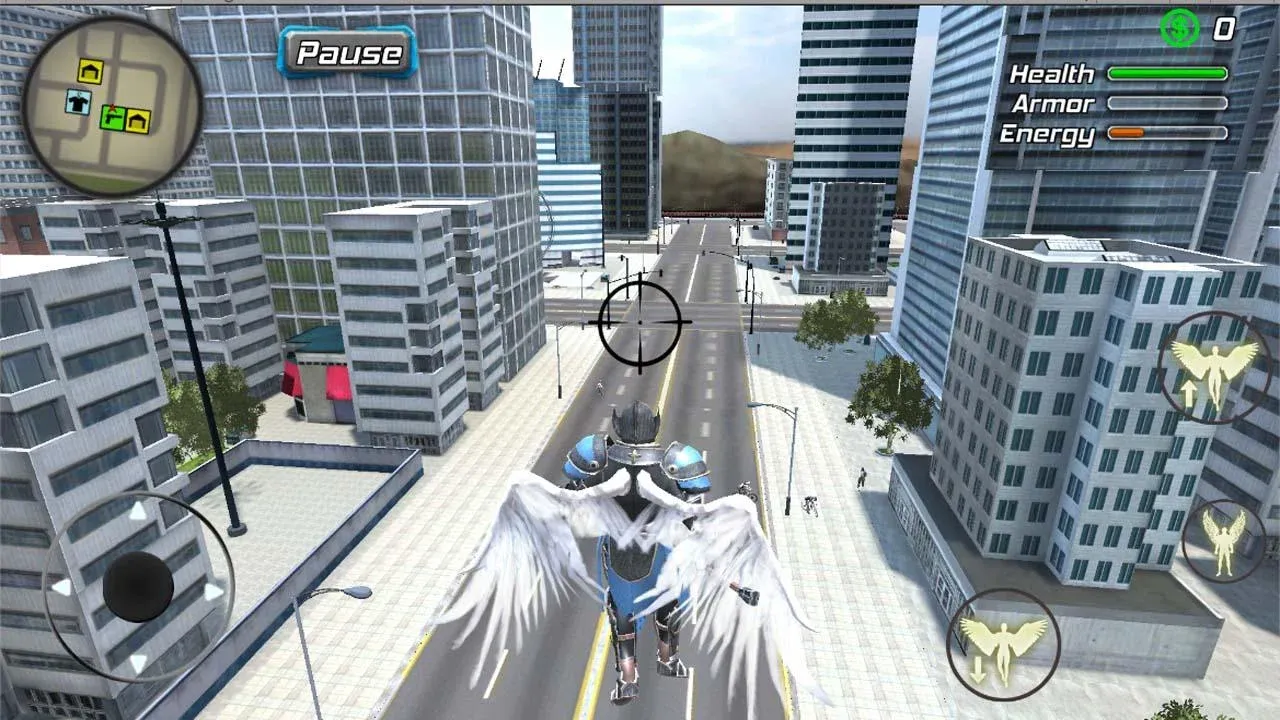 Crime Angel Superhero Vegas v1.3.9 APK Мод (Много энергии) Screenshot 1