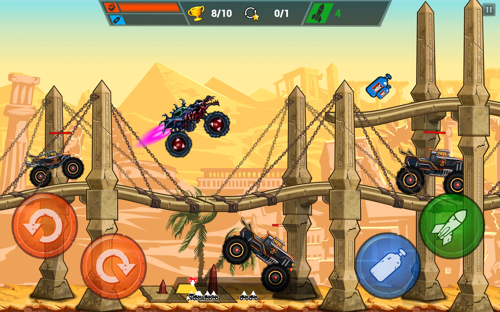 Mad Truck Challenge Гонки 4x4 [мод: много денег] Screenshot 3