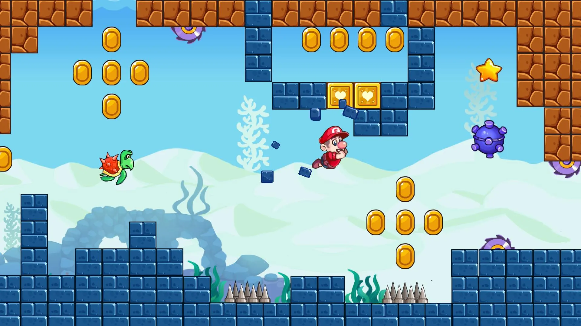 Bob World Супер денди оригинал [мод: много денег] Screenshot 3