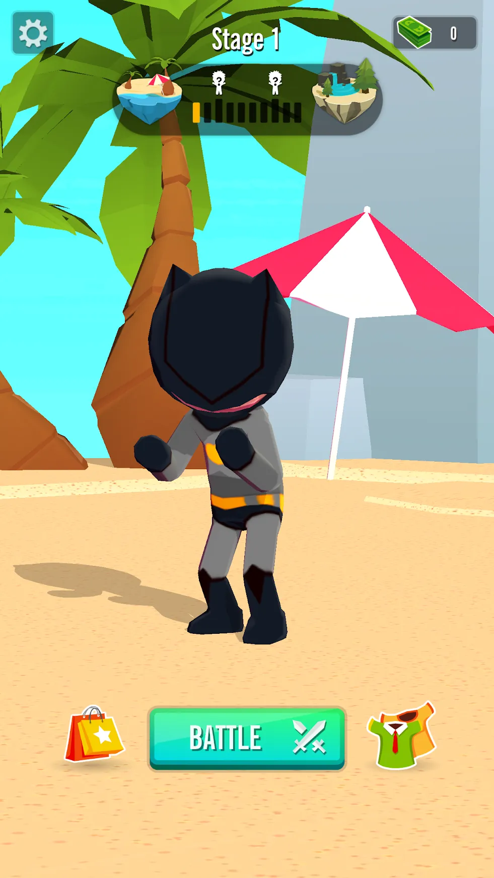 Stickman 3D – Уличный гангстер [мод: бесплатные покупки] Screenshot 2