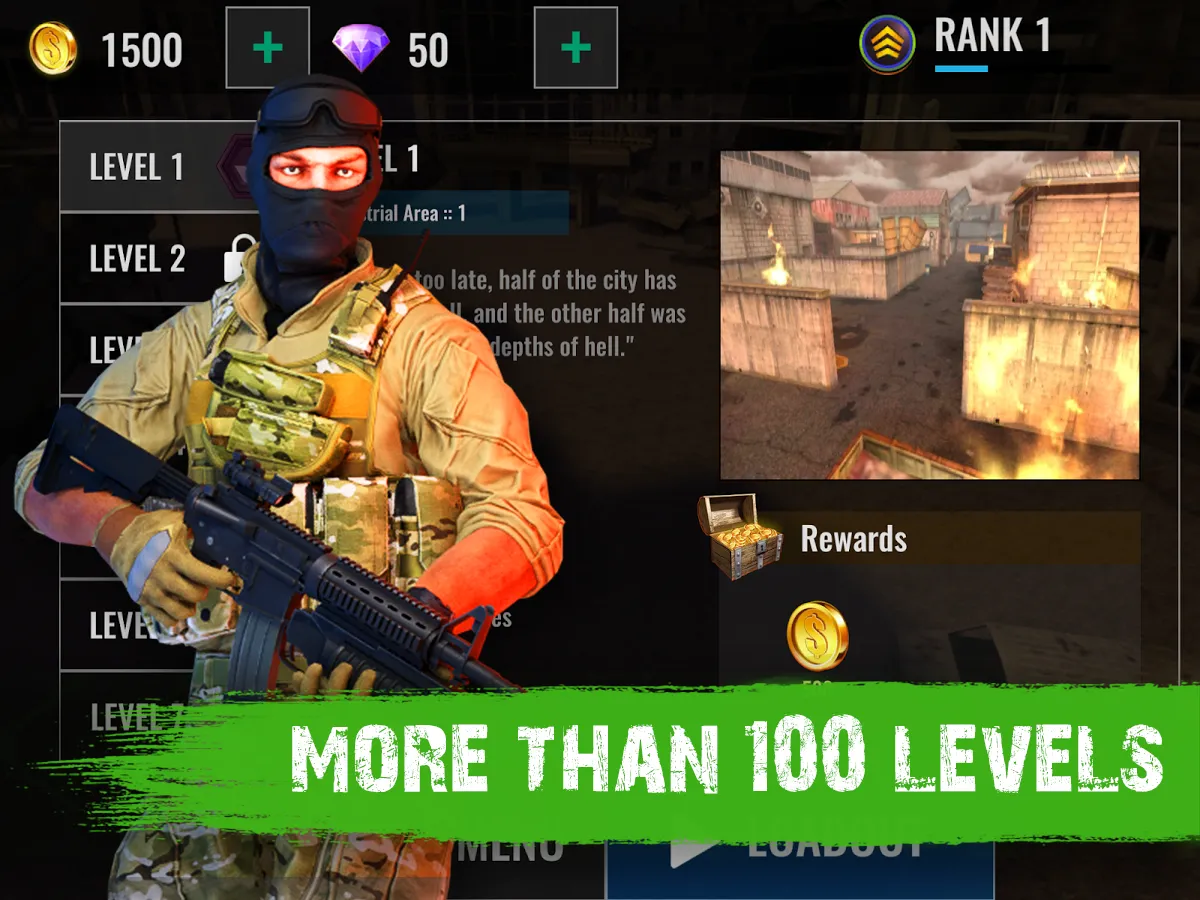 Zombie Shooter Hell 4 Survival [мод: много денег] Screenshot 3