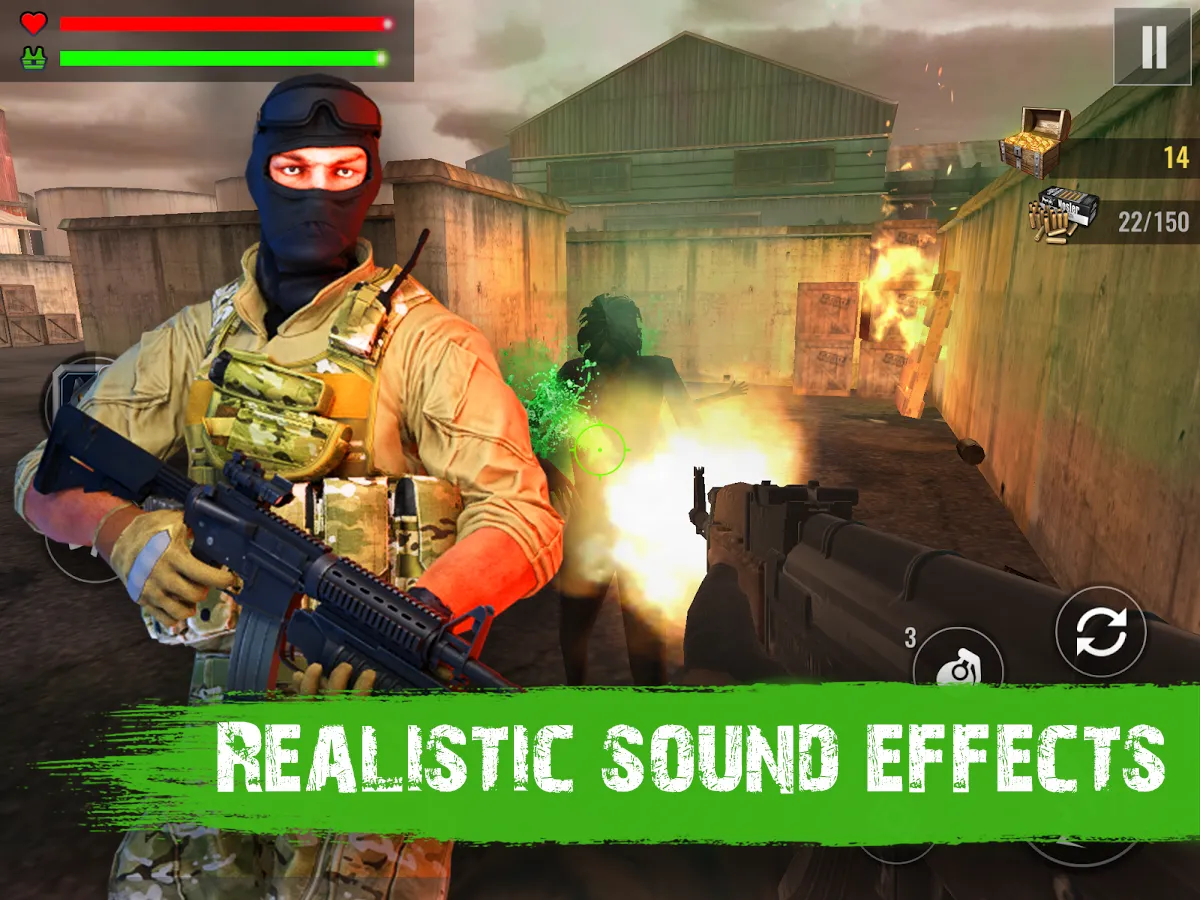 Zombie Shooter Hell 4 Survival [мод: много денег] Screenshot 4