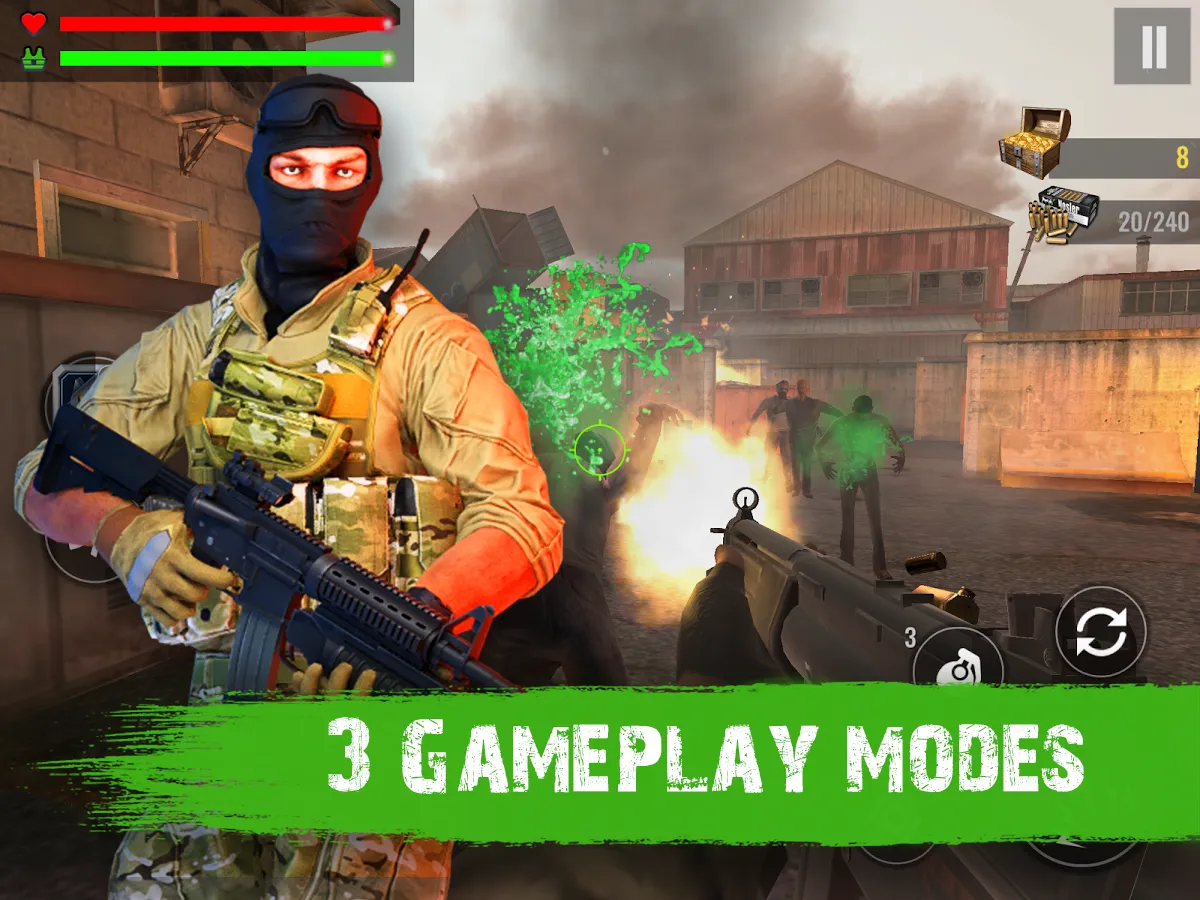 Zombie Shooter Hell 4 Survival [мод: много денег] Screenshot 5