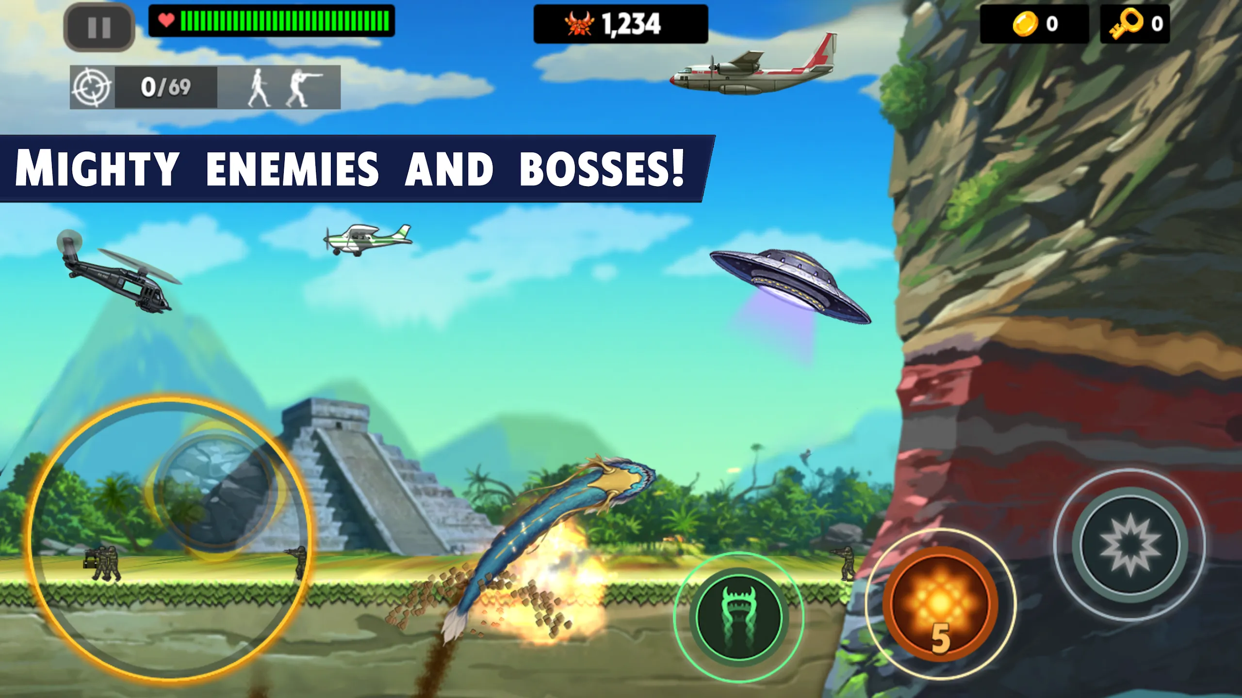 Death Worm™ Deluxe v3.0.019 APK Мод (Много денег) Screenshot 1