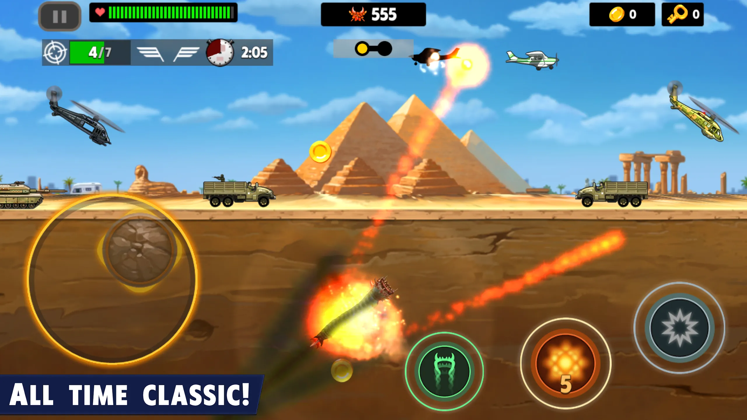 Death Worm™ Deluxe v3.0.019 APK Мод (Много денег) Screenshot 2