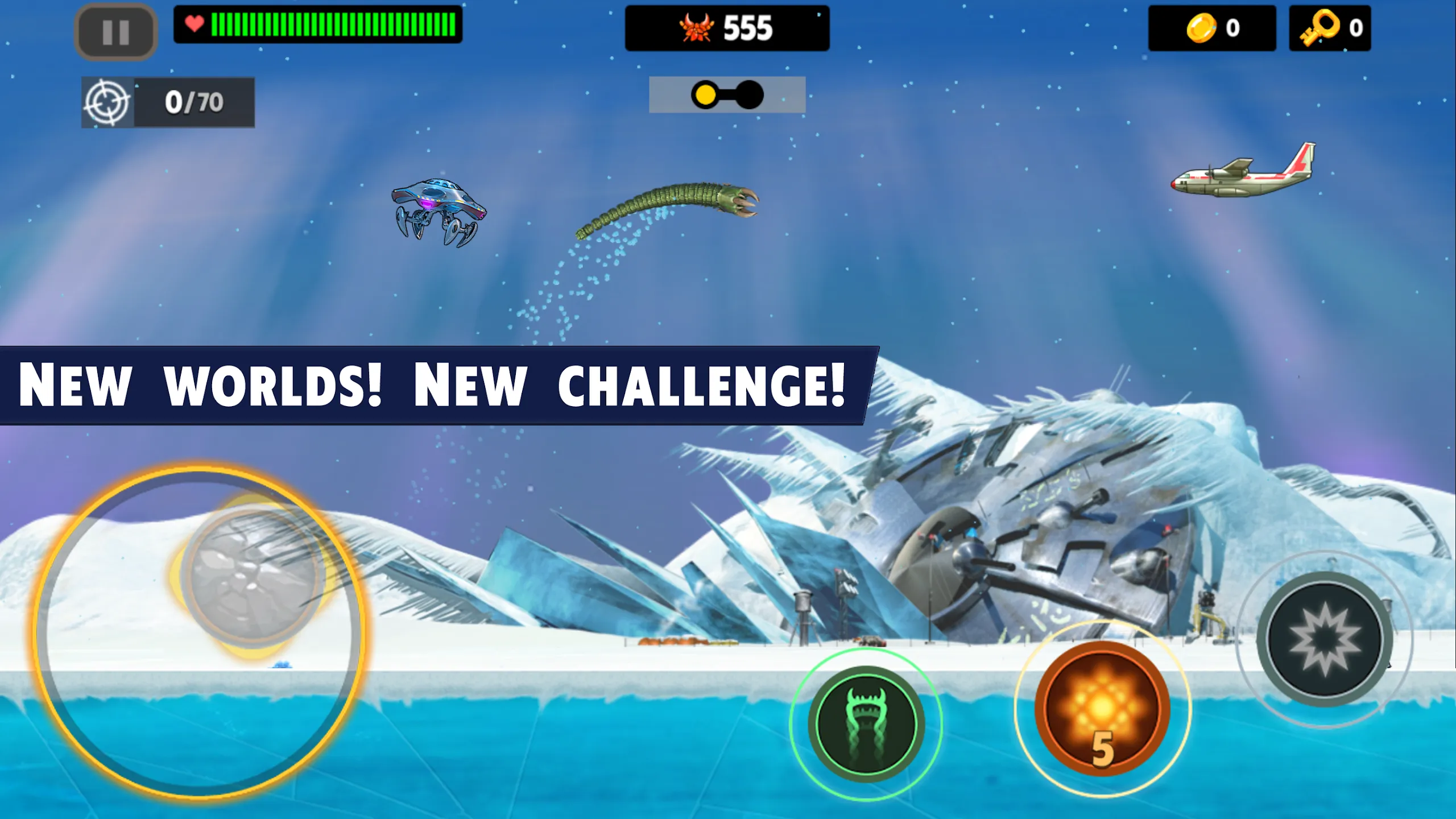 Death Worm™ Deluxe v3.0.019 APK Мод (Много денег) Screenshot 3