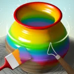 Скачать взлом Pottery Master – Расслабляющий Керамический Арт [мод: всё открыто] на Андроид