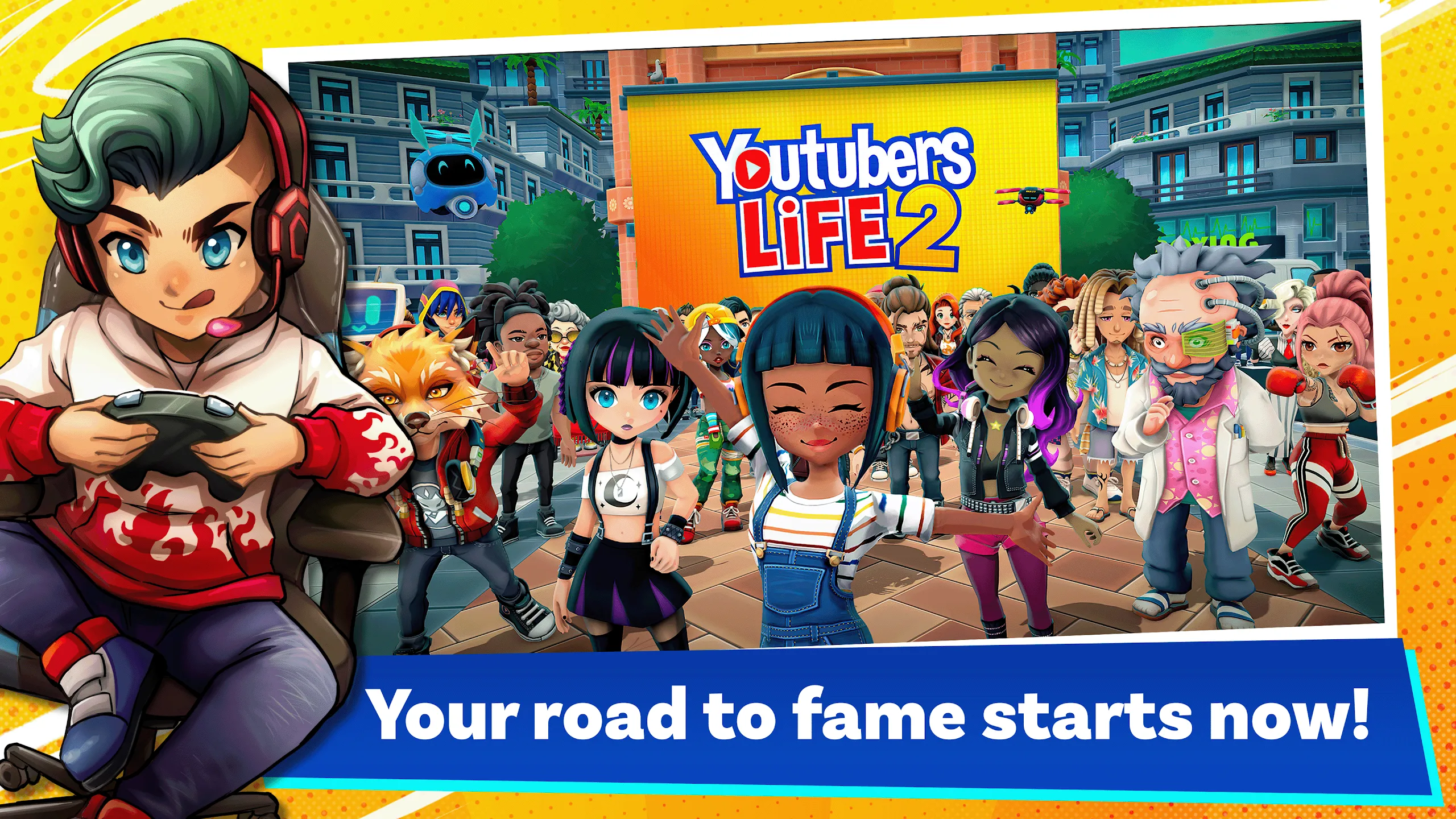 Youtubers Life 2 v1.4.9 APK Мод (Много денег) Screenshot 1