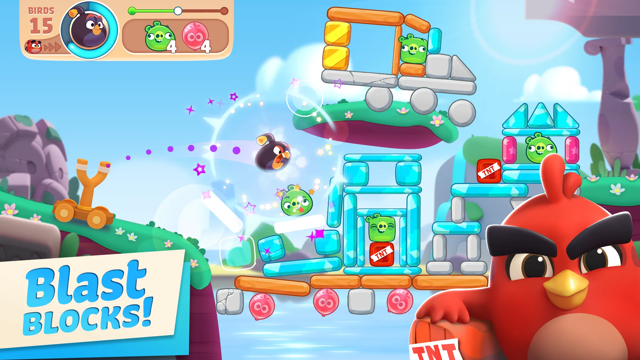 Angry Birds Journey v3.8.4 APK Мод (Много денег) Screenshot 1