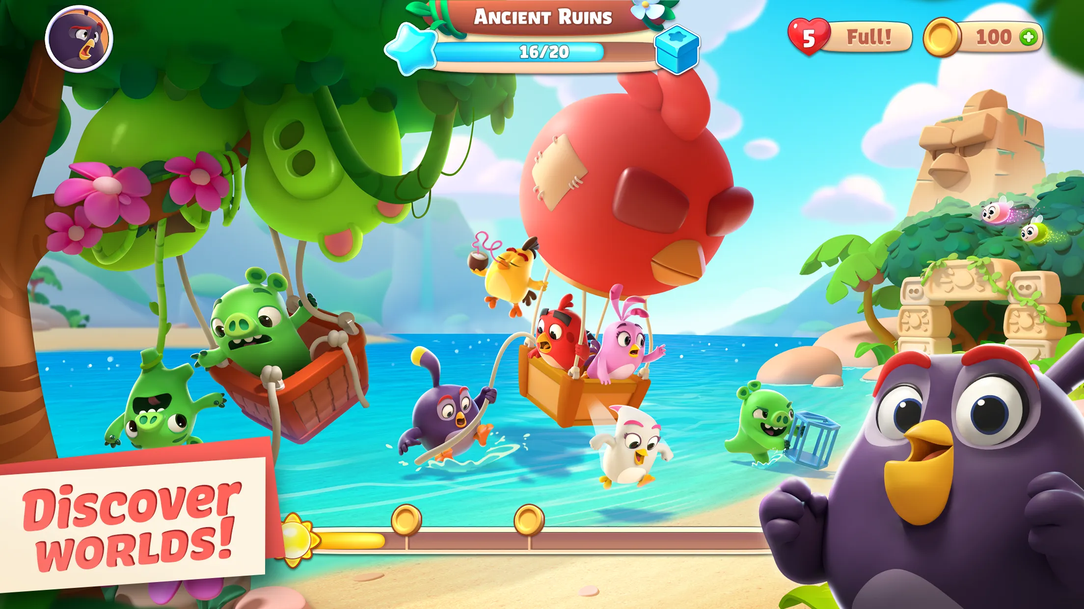 Angry Birds Journey v3.8.4 APK Мод (Много денег) Screenshot 2