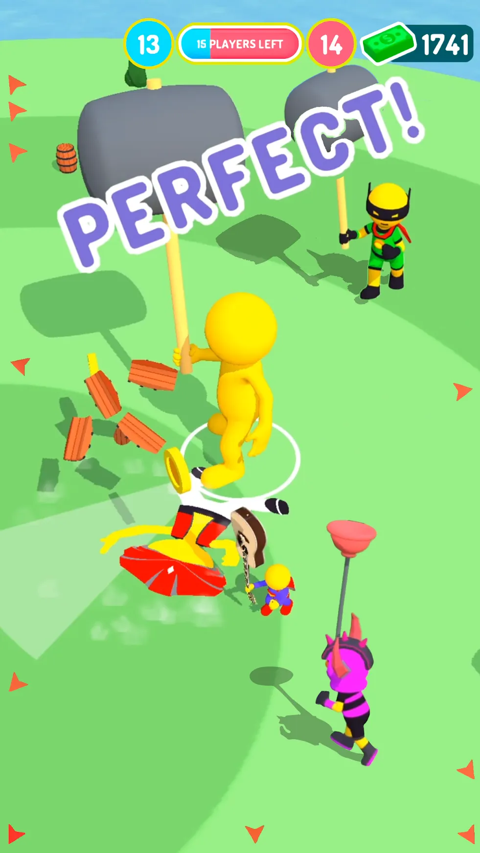 Smashers.io - ио битва! [мод: много денег] Screenshot 4