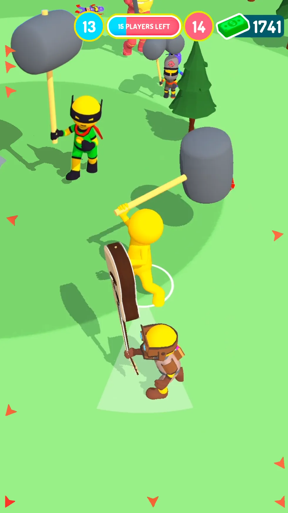 Smashers.io - ио битва! [мод: много денег] Screenshot 5