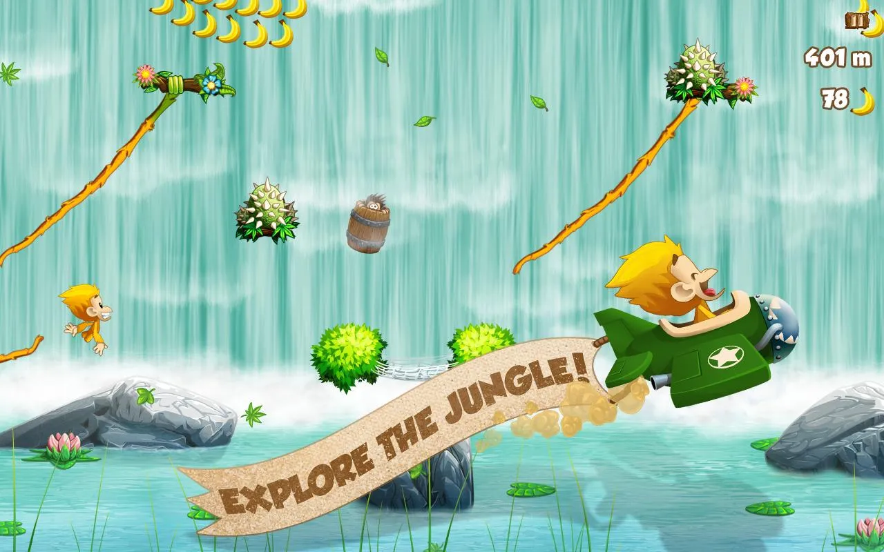 Benji Bananas [мод: много денег] Screenshot 1