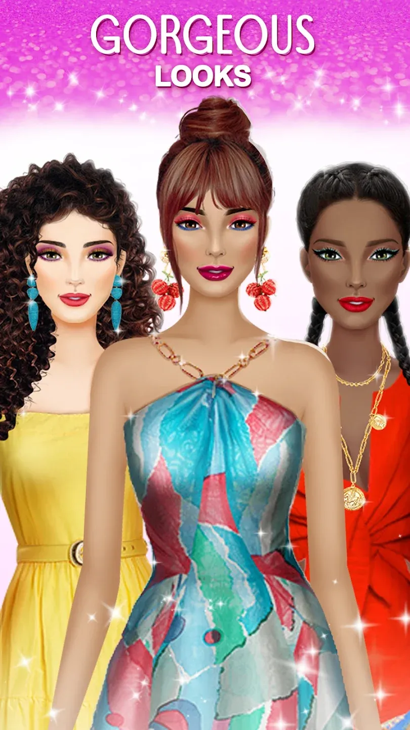 Fashion Stylist: Dress Up Game v16.4 APK Мод (Бесплатные покупки) Screenshot 1