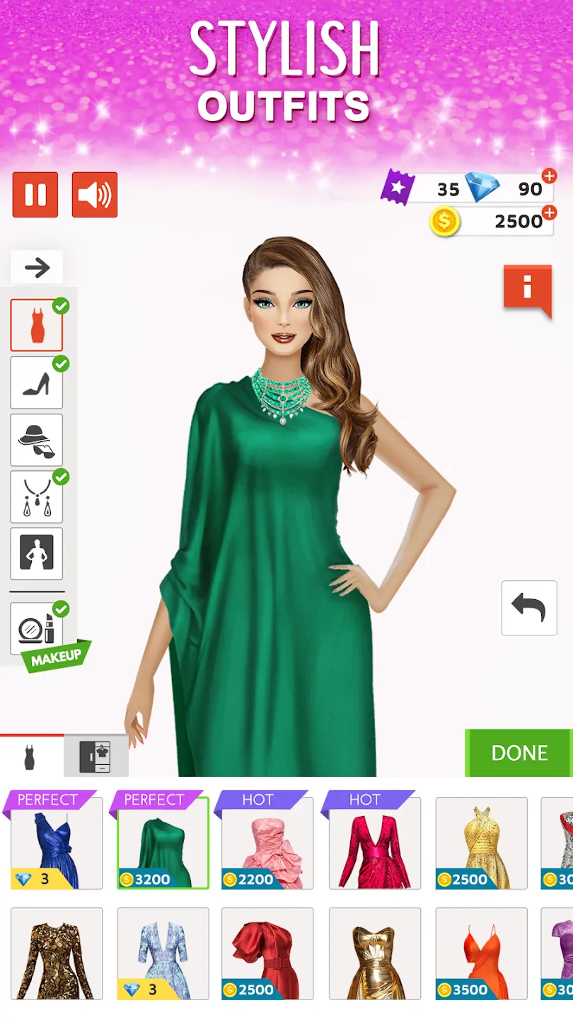 Fashion Stylist: Dress Up Game v16.4 APK Мод (Бесплатные покупки) Screenshot 2