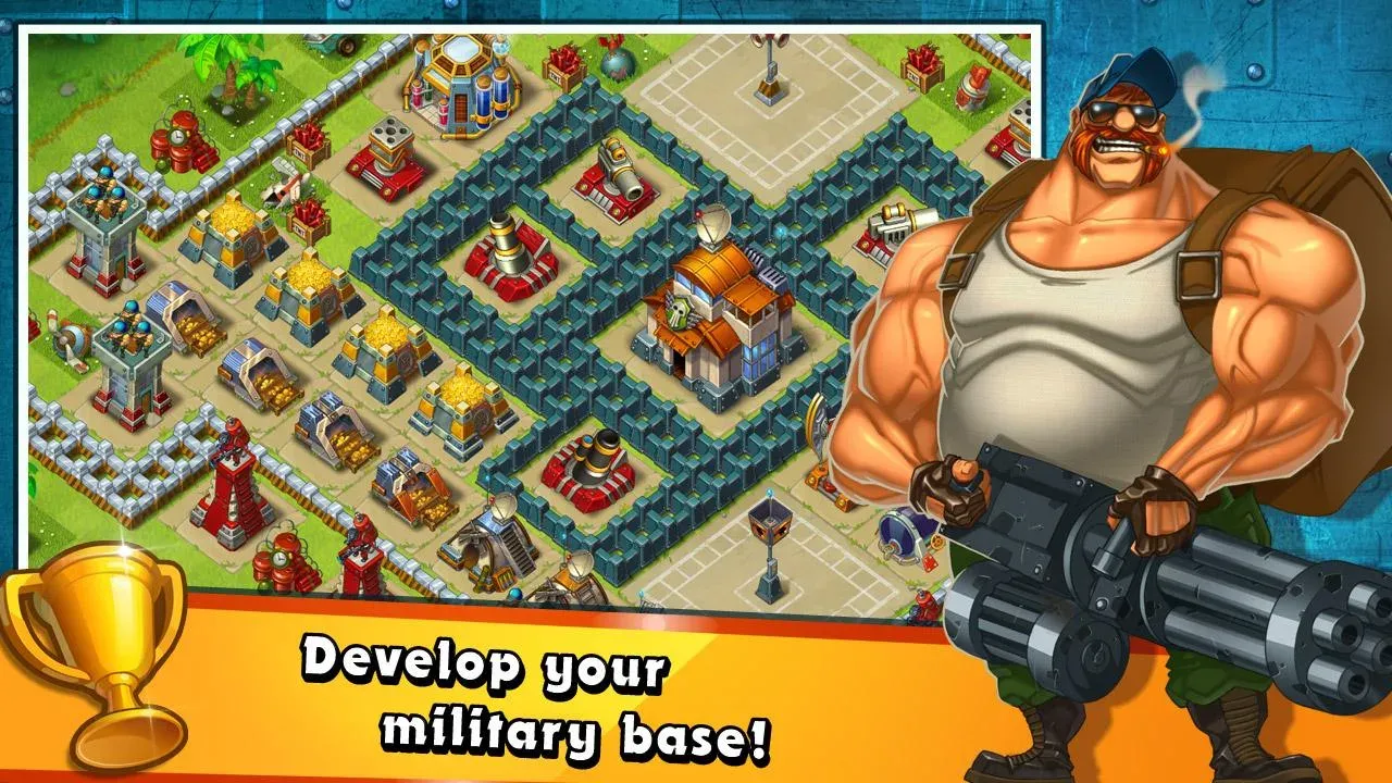 Jungle Heat: War of Clans v2.2.7 APK Мод (Режим бога) Screenshot 4