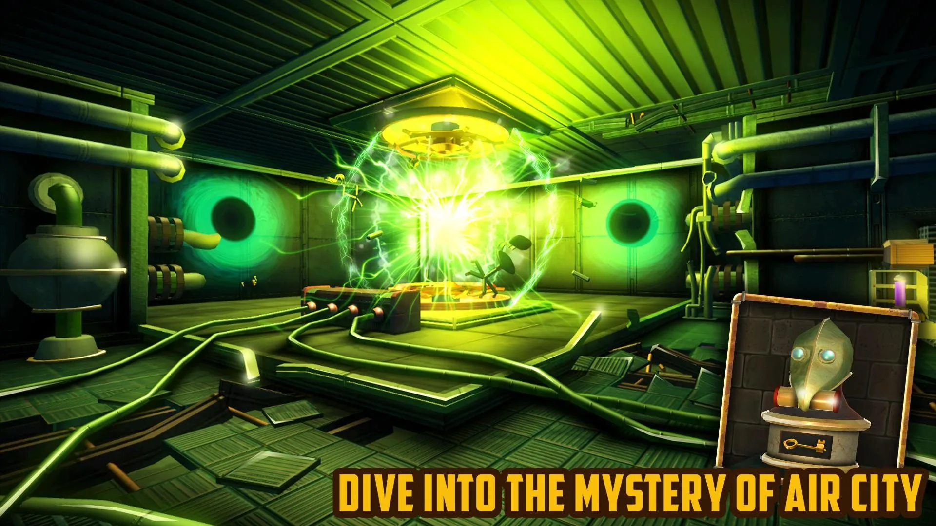 Escape Machine City: Airborne [мод: всё открыто] Screenshot 1