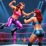 Взломанный Bad Girls Wrestling Game Мод (Много денег) на Андроид