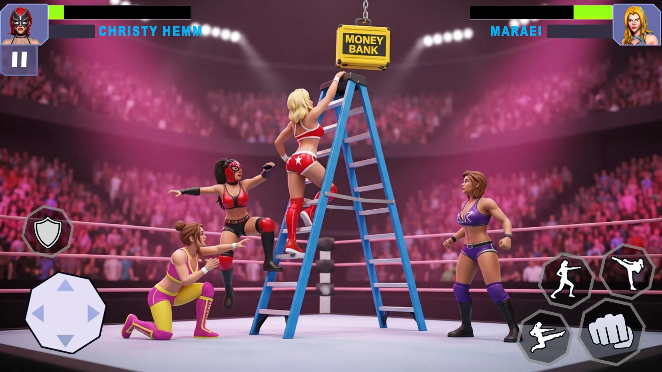 Bad Girls Wrestling Game v6.6 APK Мод (Много денег) Screenshot 2
