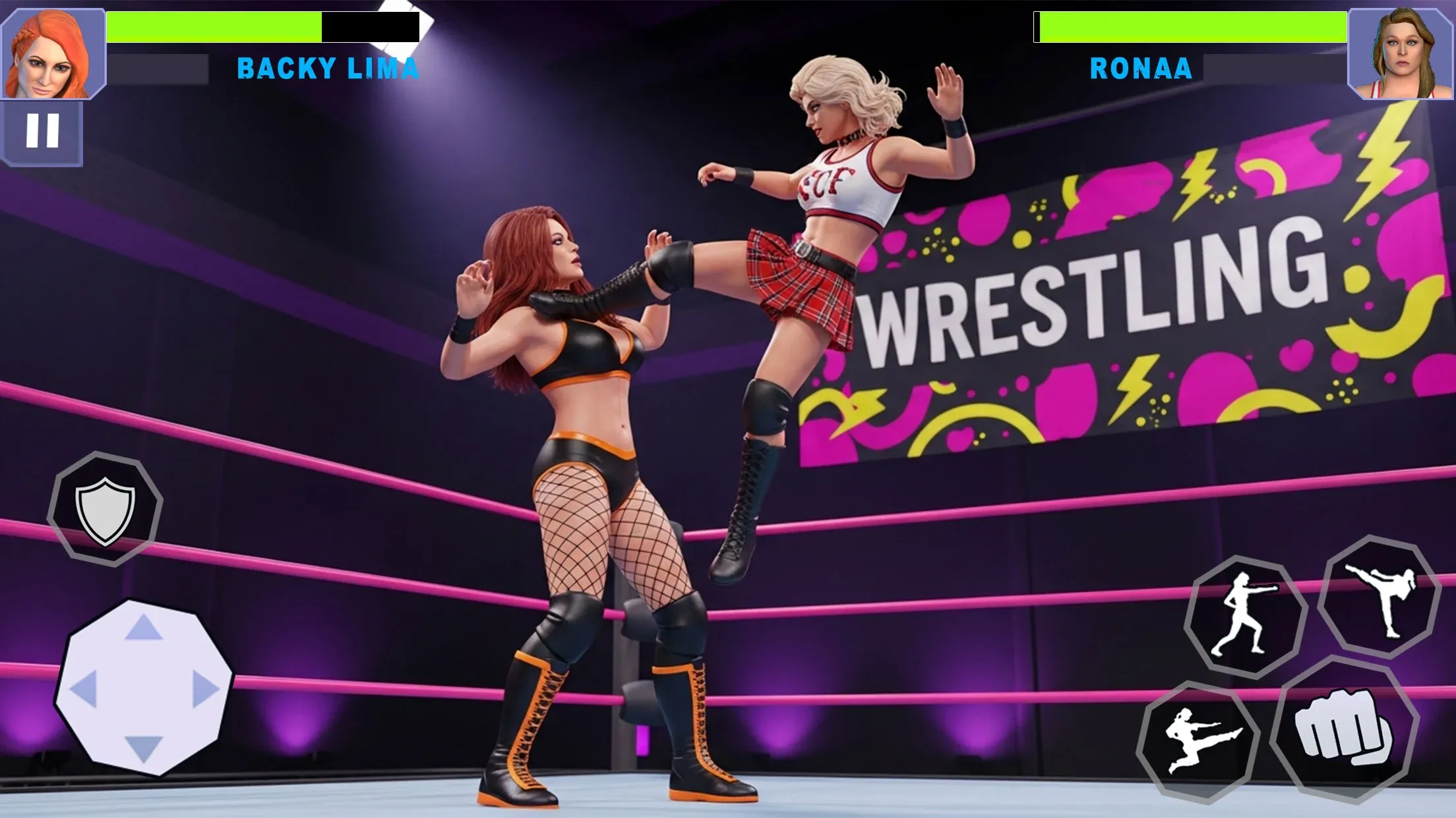Bad Girls Wrestling Game v6.6 APK Мод (Много денег) Screenshot 3