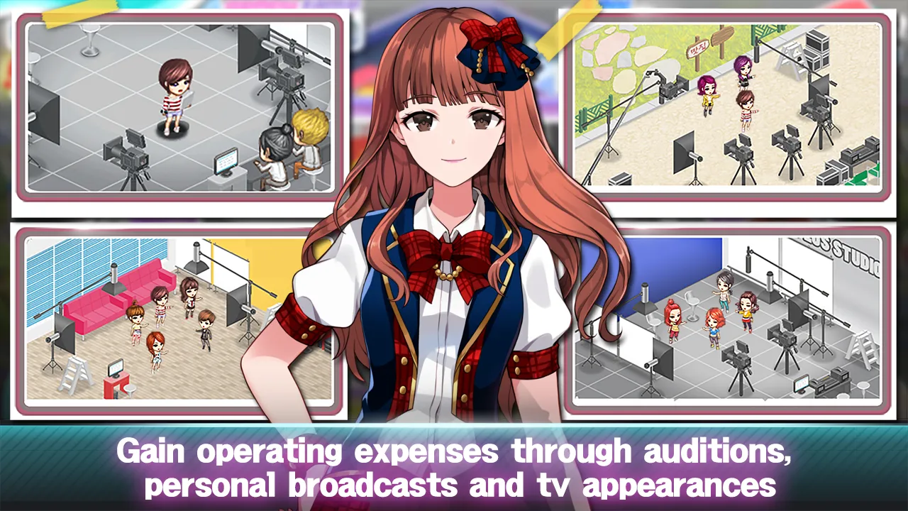 Девчачья группа идолы K-Pop v1.3.51 APK Мод (Меню, Много денег) Screenshot 2