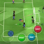 Взломанный Mini Football Мод (Меню, Тупой враг, Скорость) на Андроид