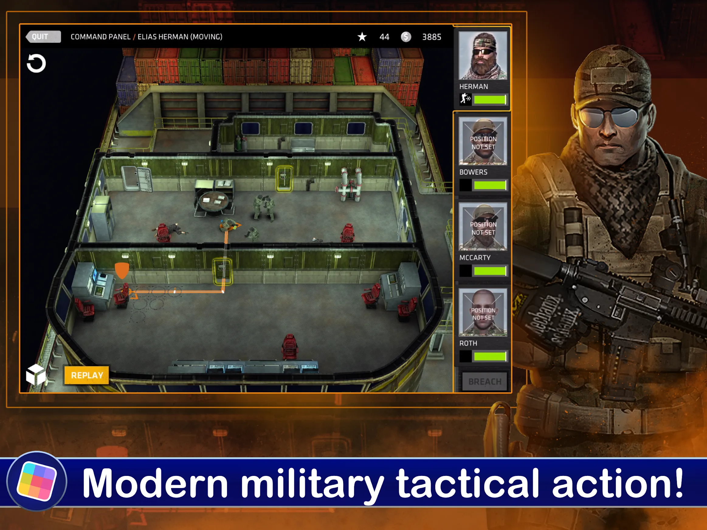 Breach & Clear: Tactical Ops [мод: много денег] Screenshot 1