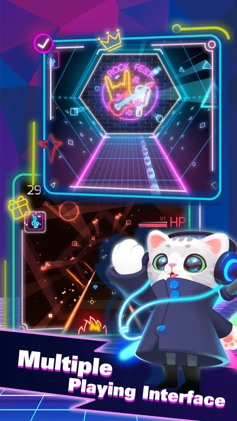 Sonic Cat - Сократите удары! v1.9.0 APK Мод (Много бриллиантов) Screenshot 4