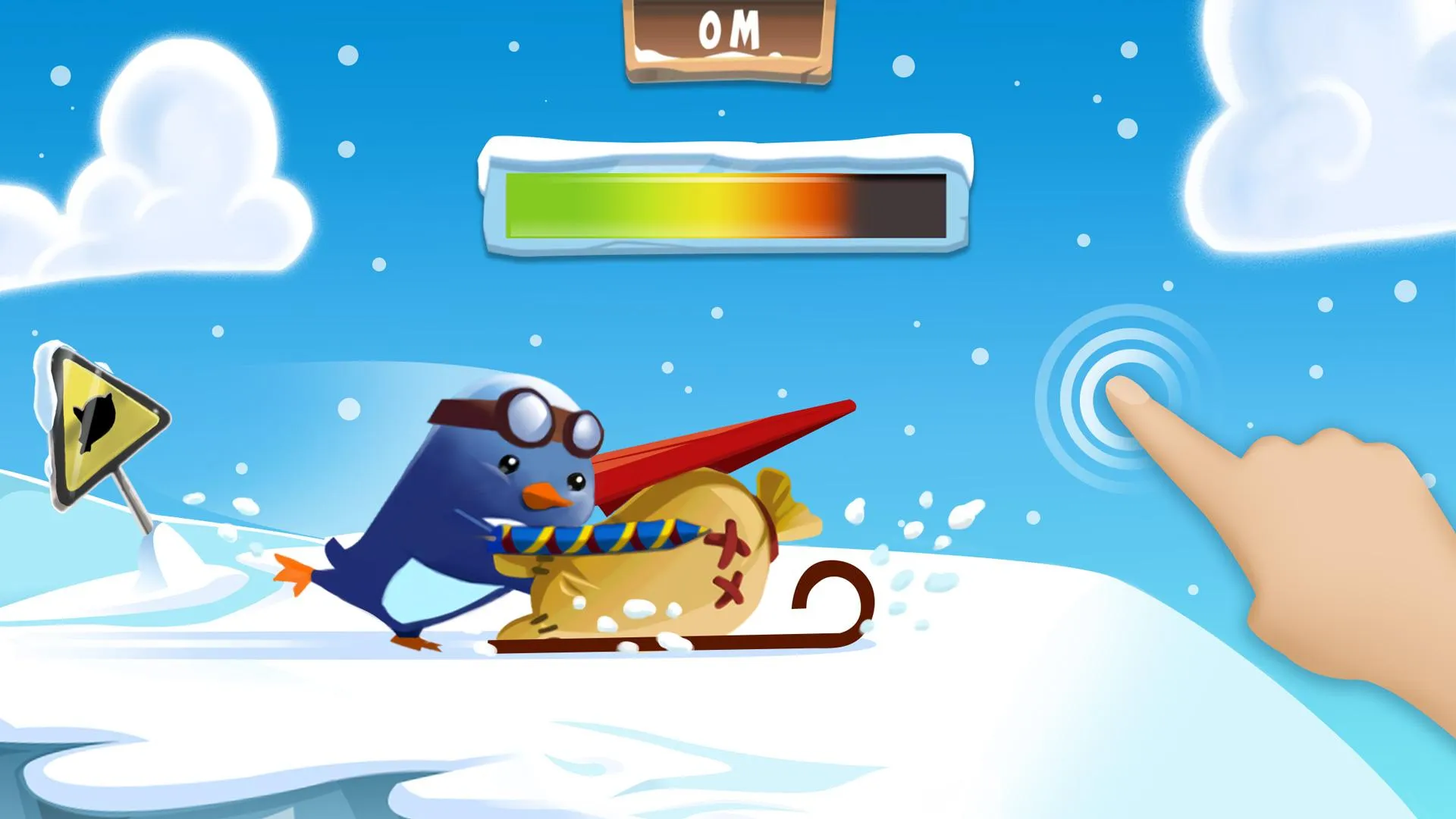 Learn 2 Fly – Летающий Пингвинчик Зимние игры [мод: много денег] Screenshot 1
