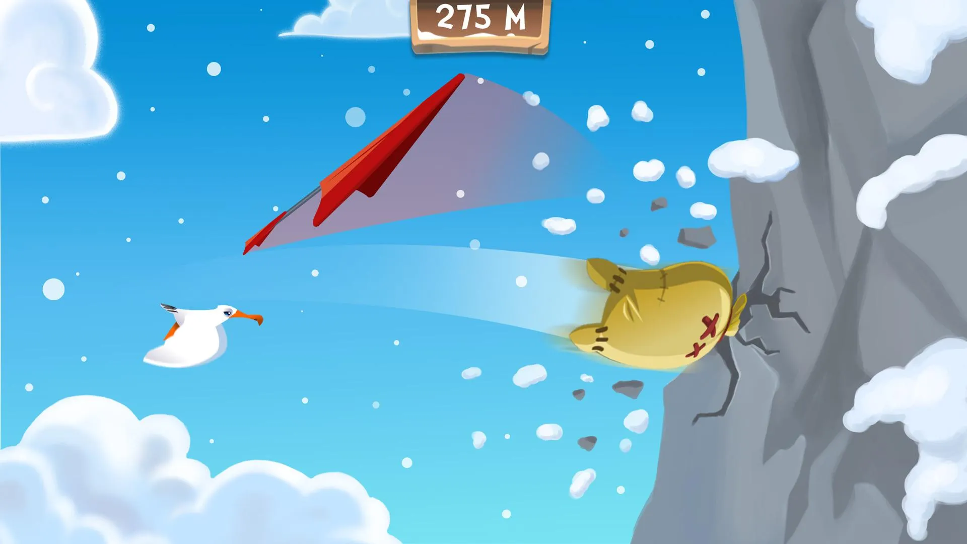 Learn 2 Fly – Летающий Пингвинчик Зимние игры [мод: много денег] Screenshot 4