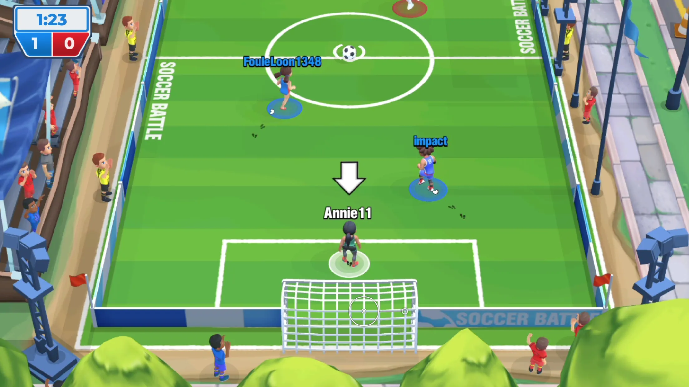Футбол: Soccer Battle [мод: всё открыто] Screenshot 2