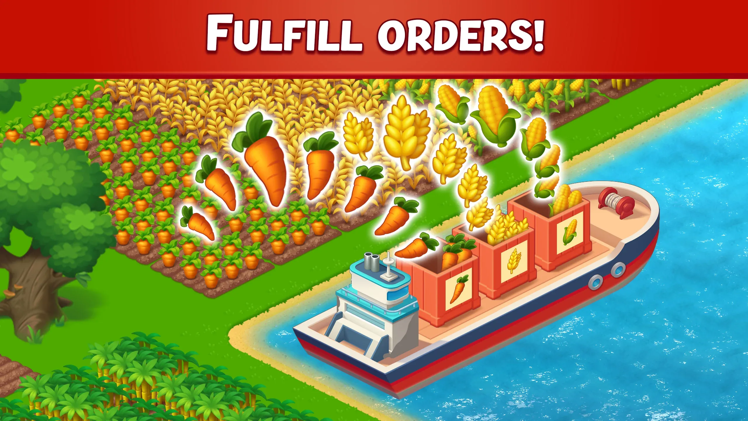 Farm City: Farming & Building v2.10.73 APK Мод (Много денег) Screenshot 3