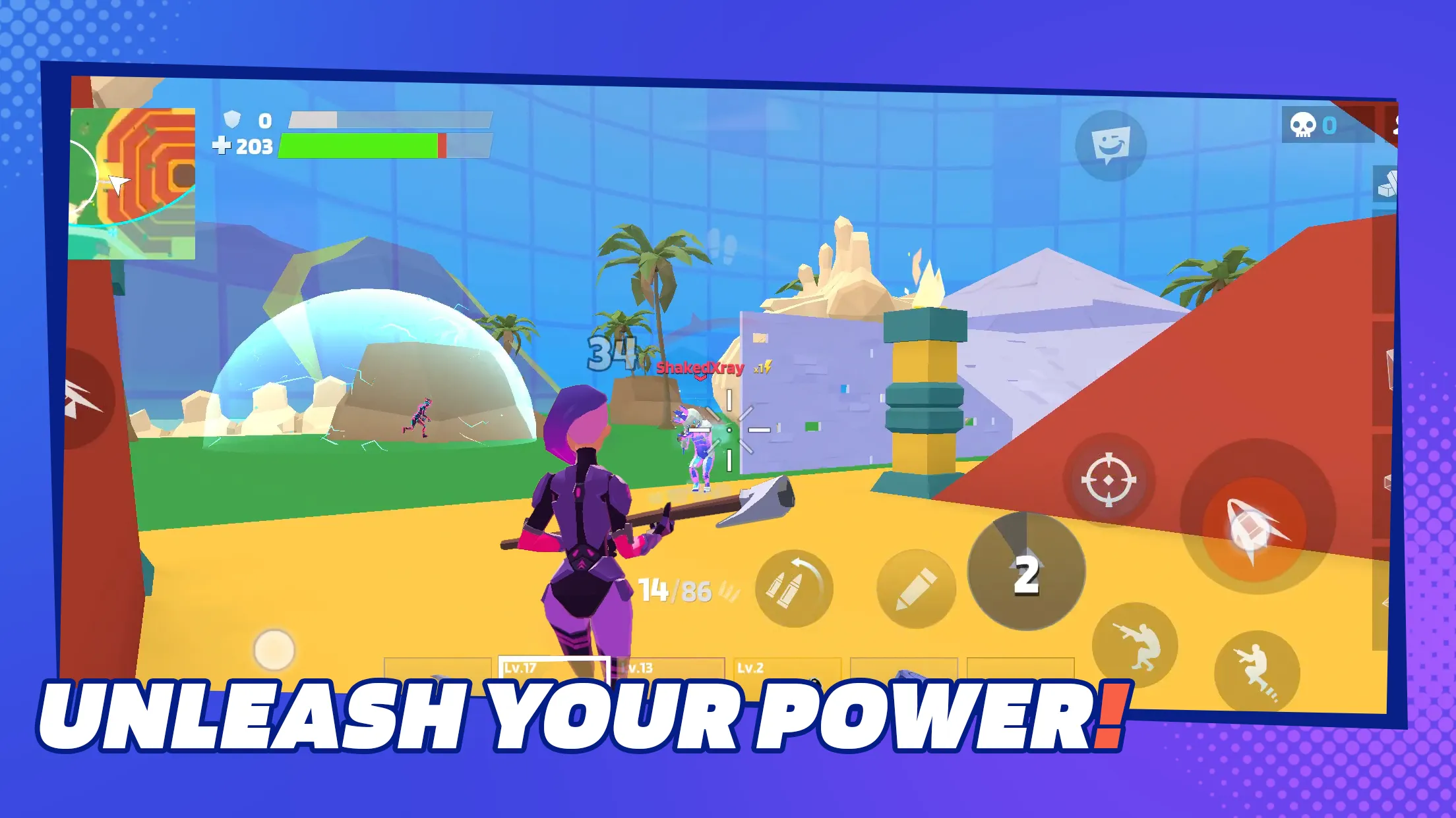 1v1.LOL - Battle Royale Game v4.715 APK Мод (Меню, Много запчастей и патронов) Screenshot 1