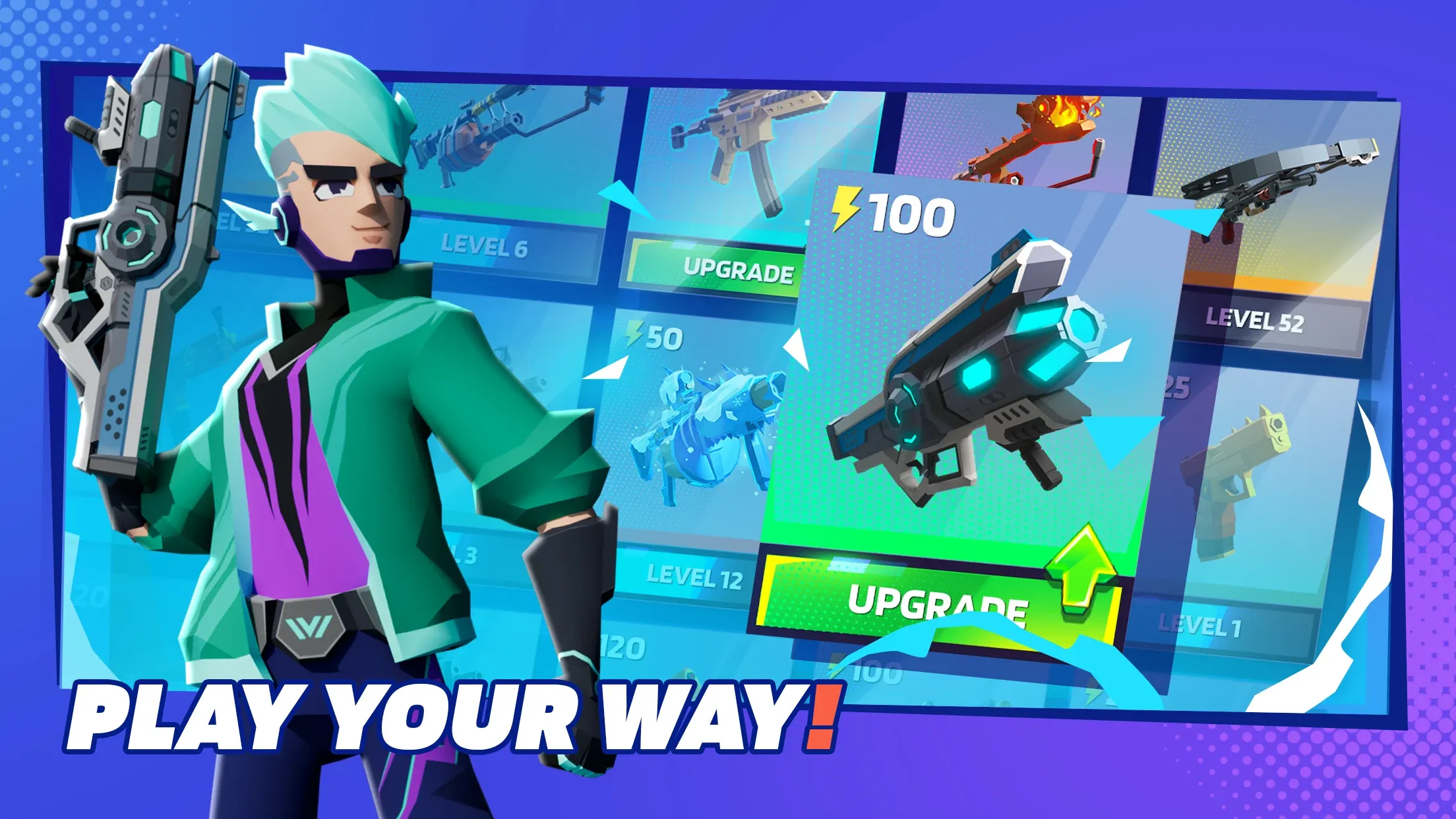1v1.LOL - Battle Royale Game v4.715 APK Мод (Меню, Много запчастей и патронов) Screenshot 3