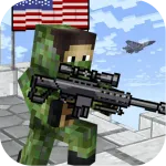 Скачать взлом American Block Sniper Survival Мод (Режим бога) на Андроид
