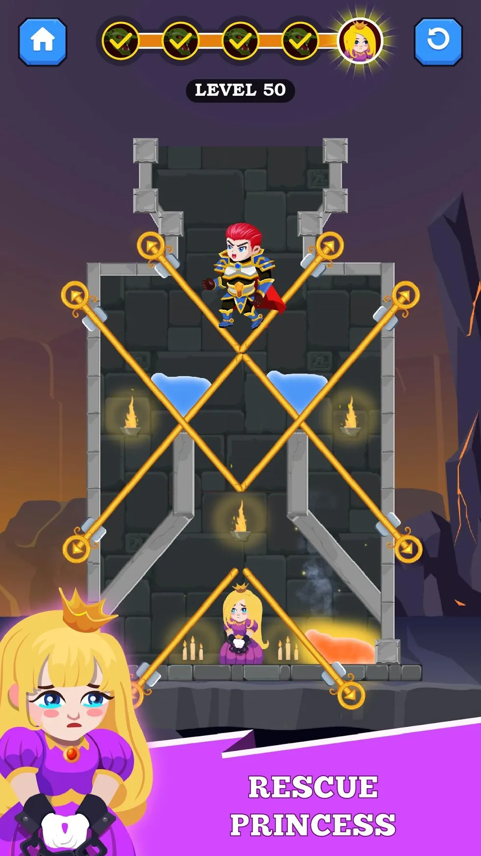Hero Rescue [мод: много денег] Screenshot 4