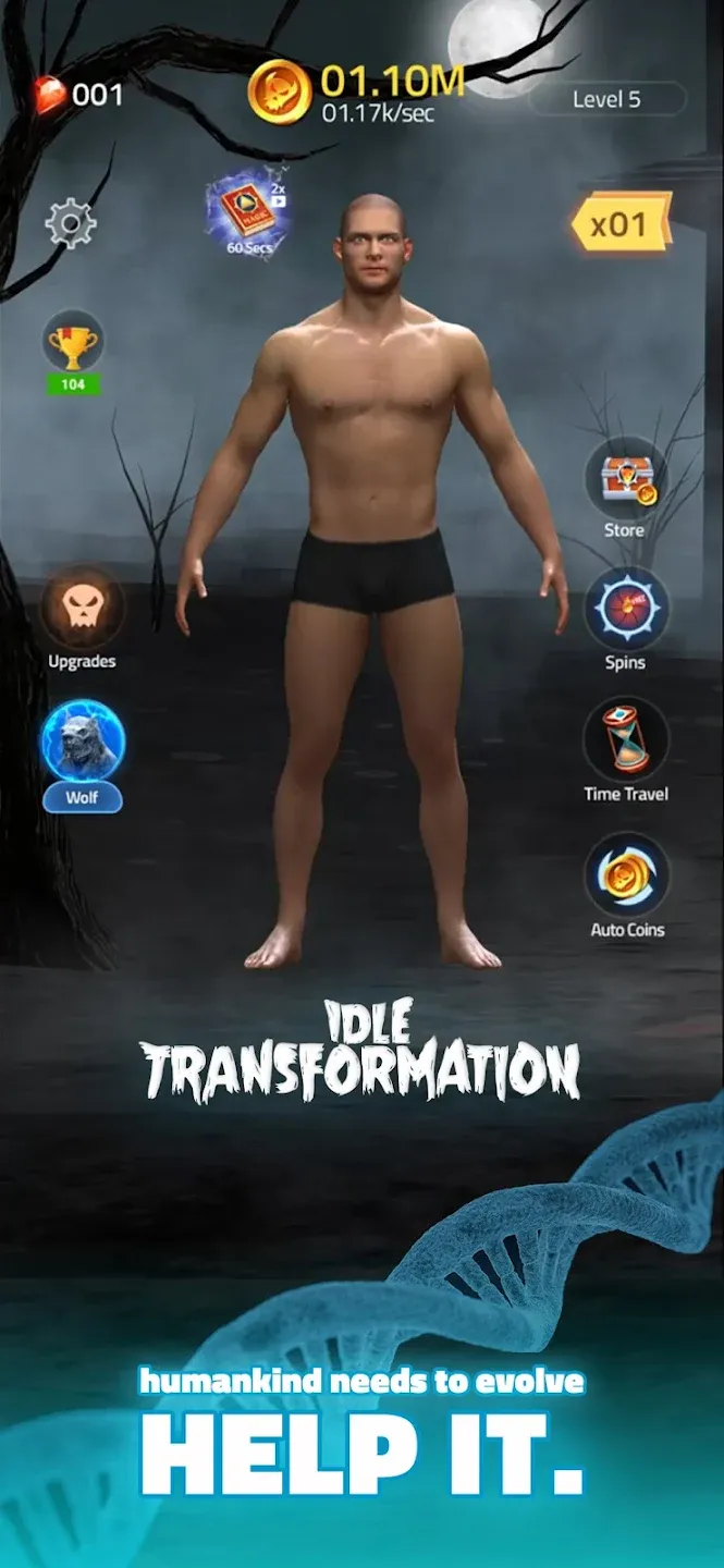 Idle Transformation v3.9.3 APK Мод (Много денег) Screenshot 1