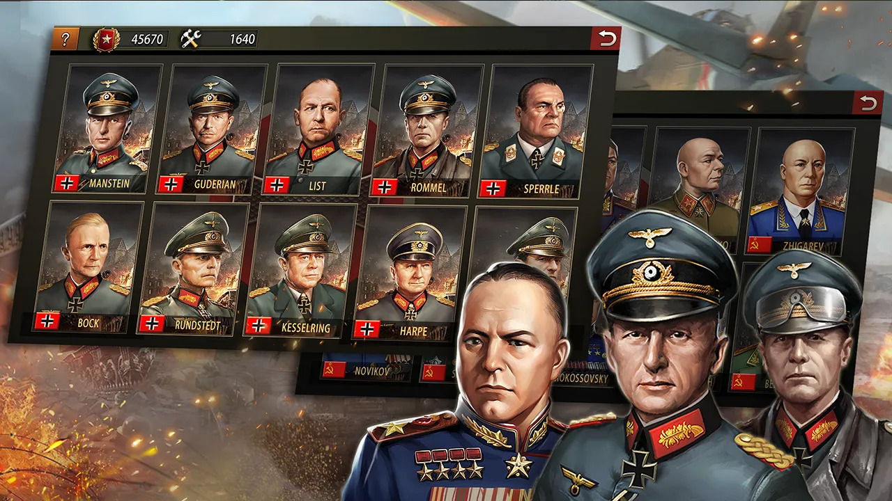 World War 2: Военная стратегия v3.1.3 APK Мод (Много денег) Screenshot 2