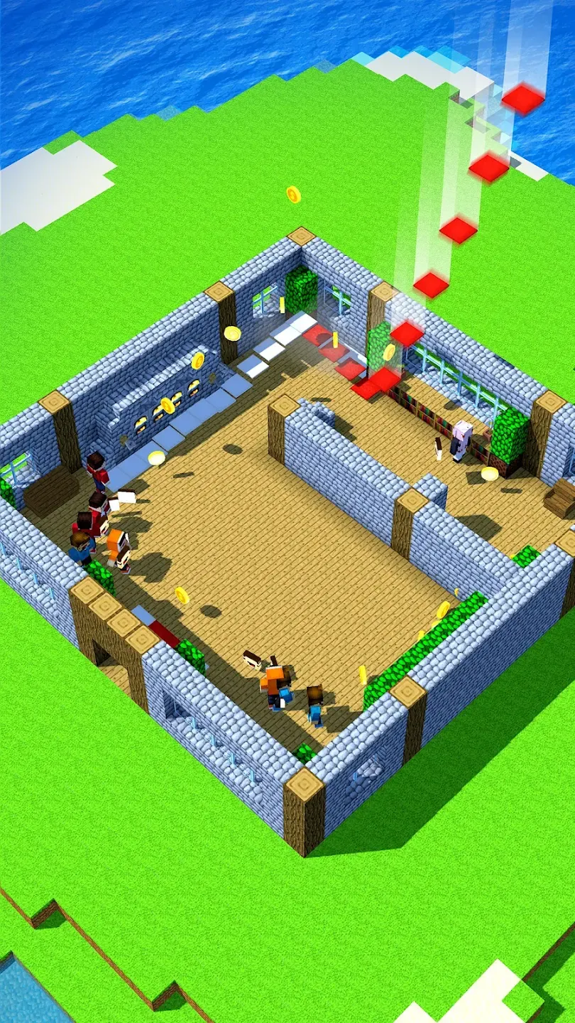 Tower Craft: ленивый строитель v1.10.23 APK Мод (Много денег) Screenshot 4